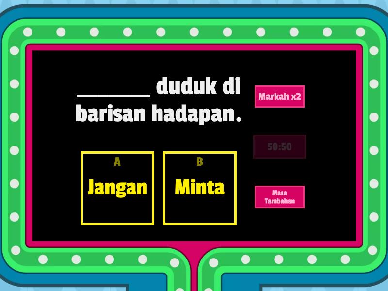 Kata Perintah - Gameshow quiz