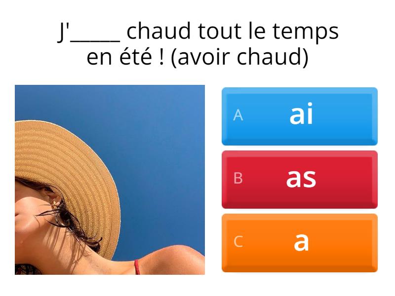 le verbe AVOIR - Quiz