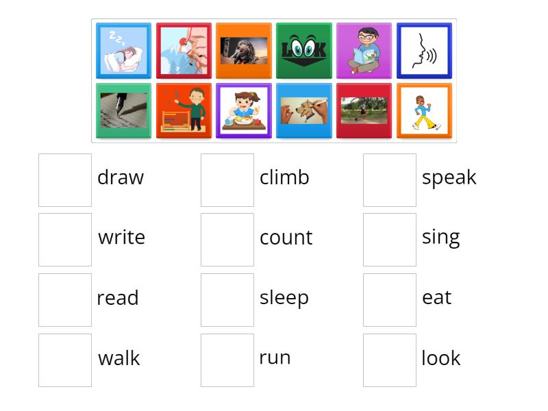 Spotlight 5 Common verbs - Match up