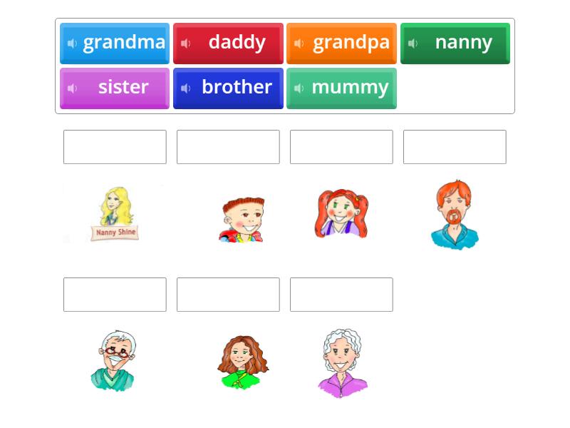 Spotlight 2. My family - Match up