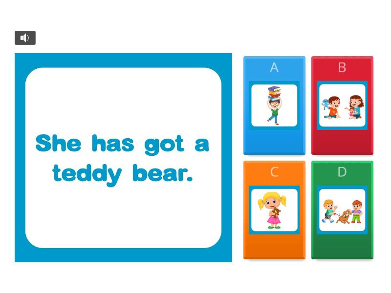 HAVE GOT ( He she they) - Quiz