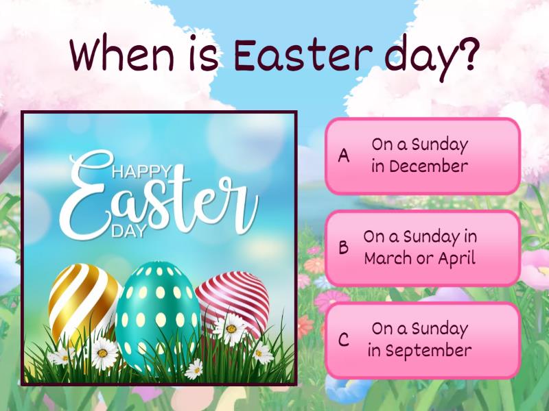 Easter - British Traditions - Quiz