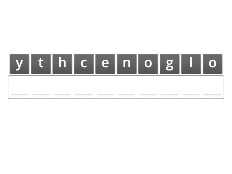 L3 unit 6 - LR 6.4 - Anagram
