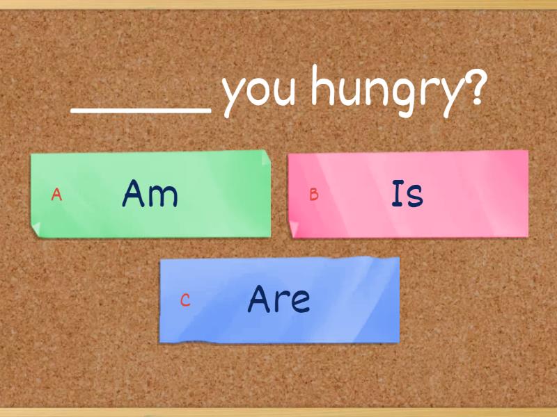 Questions am is are - Quiz