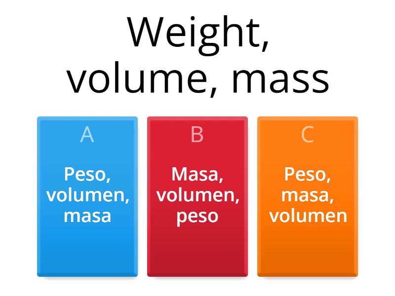 mass-volume-weight-quiz