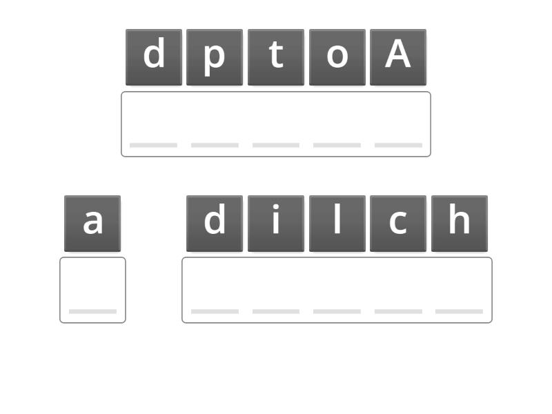 Funny game - Anagram