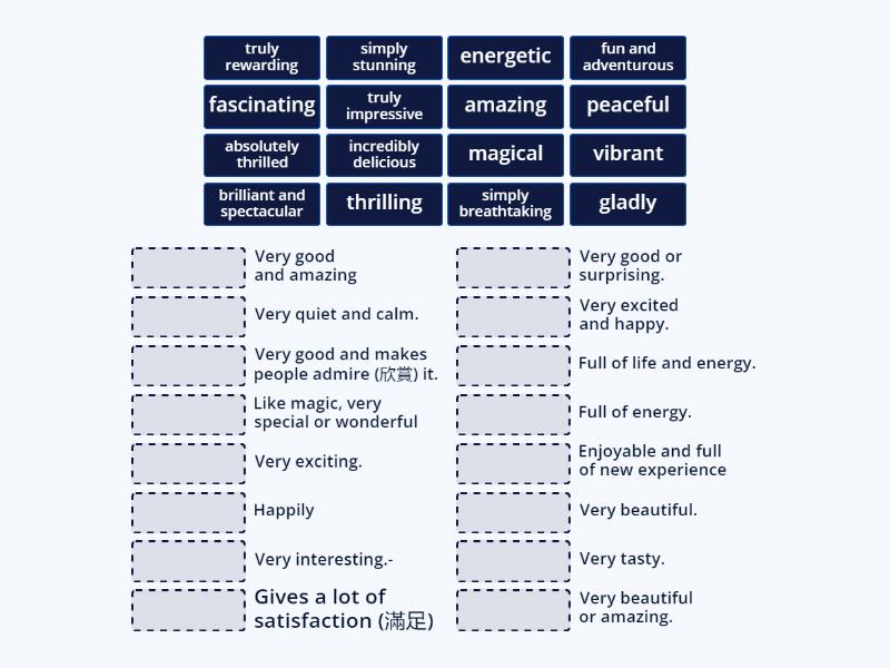 1b. Assessment 1 Revision on Vocabulary (Matching English Definition) Match up