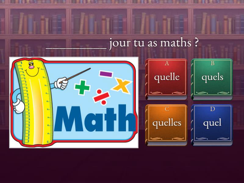 Quel Quelle Quels Ou Quelles - Quiz