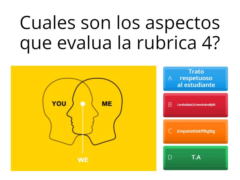 CUESTIONARIO - RUBRICA DE DESEMPEÑO 4 "PROPICIA UN AMBIENTE DE ...
