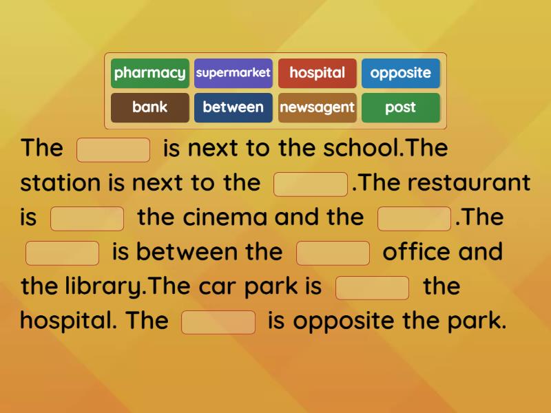 pe-first-resort-prepositions-in-the-city-complete-the-sentence