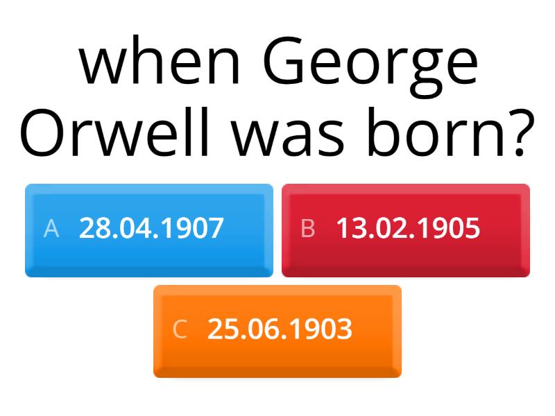 George orwell test