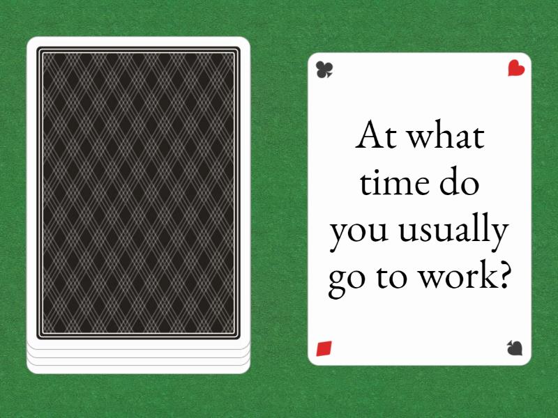Speaking cards - Cartas al azar