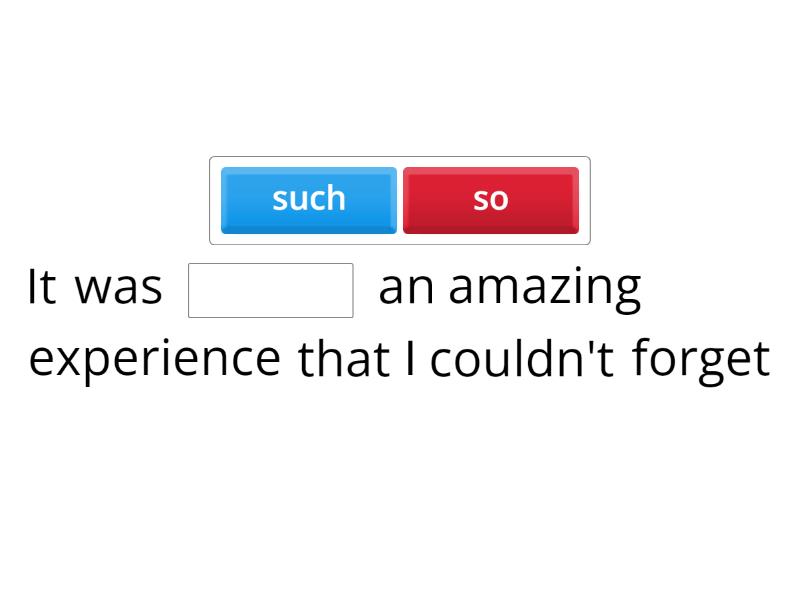 Exercise - Complete the sentence