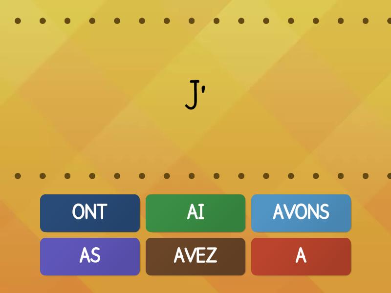 le-verbe-avoir-find-the-match