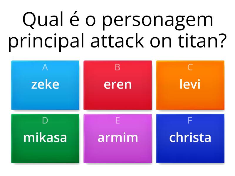 Quiz Attack On Titan - Cuestionario