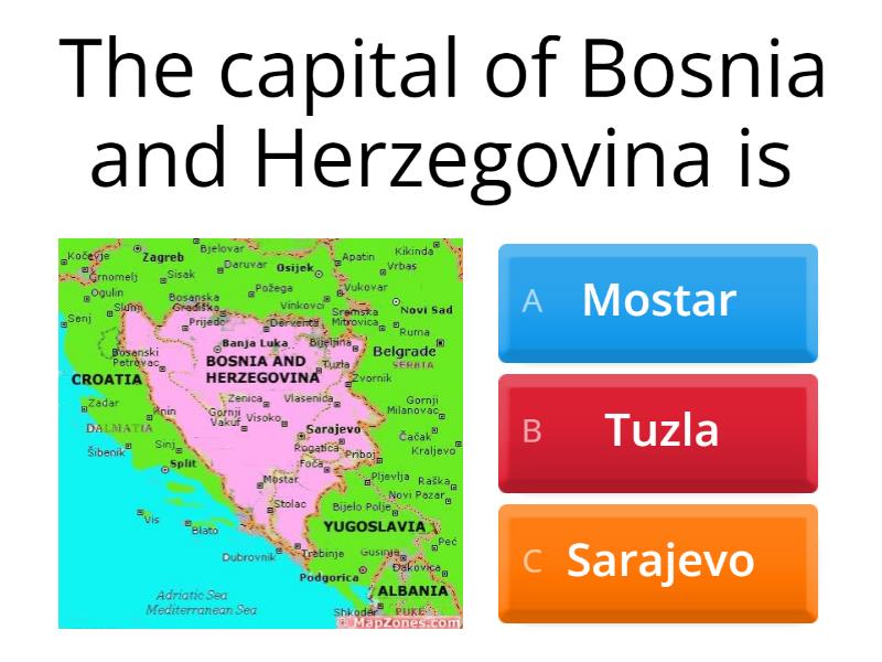 Bosnia And Herzegovina - Quiz