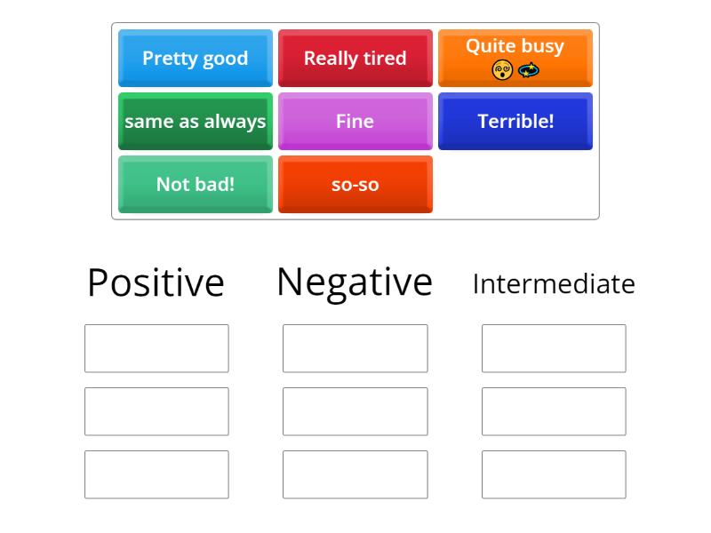 Greetings - Group sort