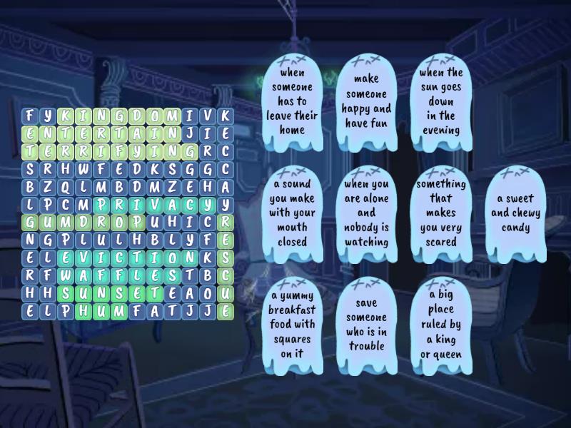 Lord Farquaad - Homework - Wordsearch
