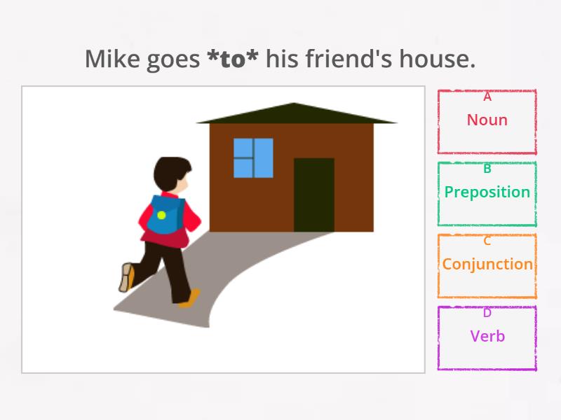 Guess the Parts of Speech type of the highlighted words! Quiz