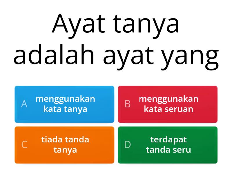 Jenis Ayat - Quiz