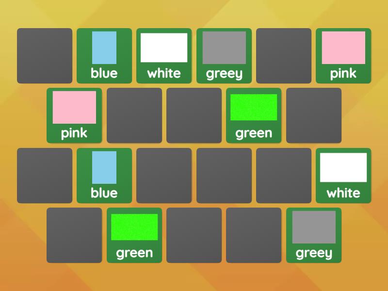 colors - Matching pairs