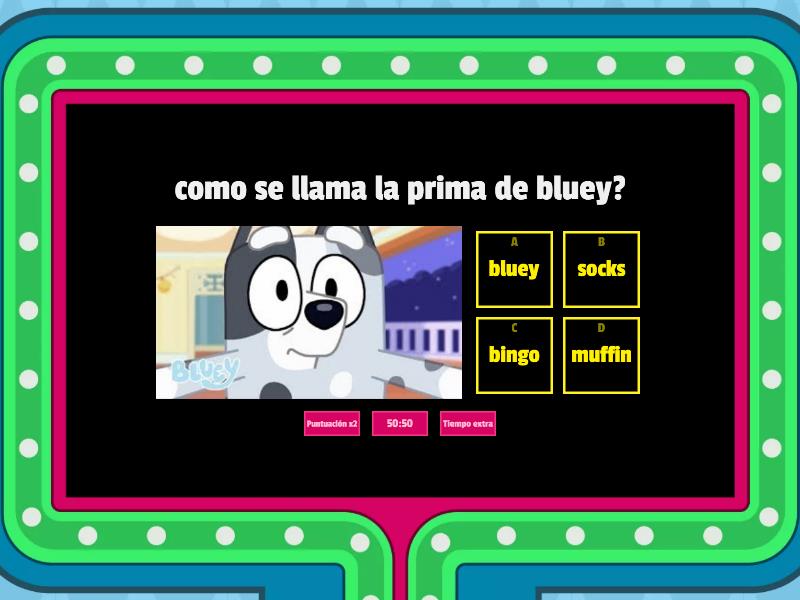 Bluey Quiz - Gameshow Quiz