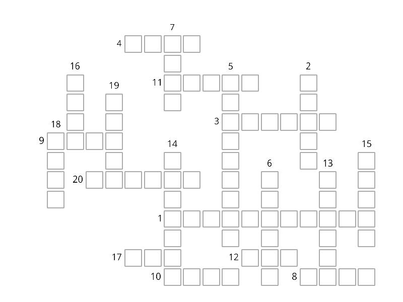 clothes-crossword