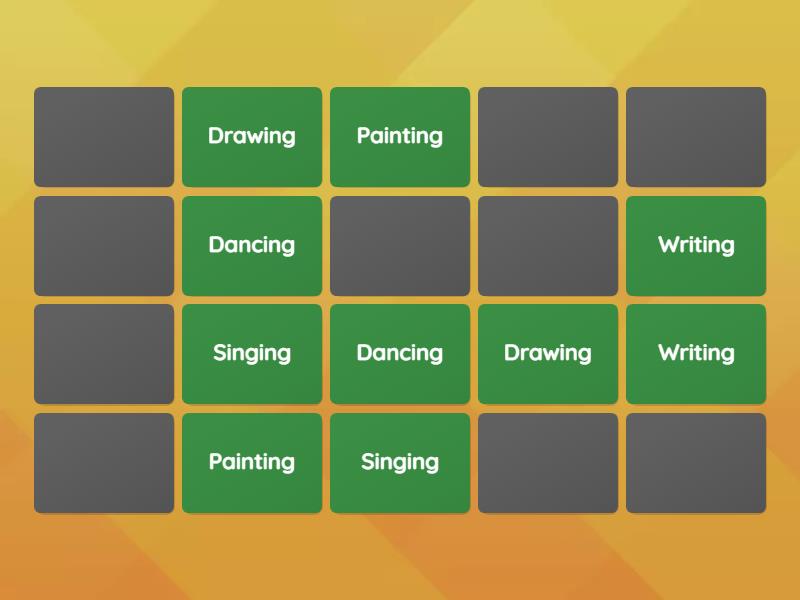Talents - Matching pairs