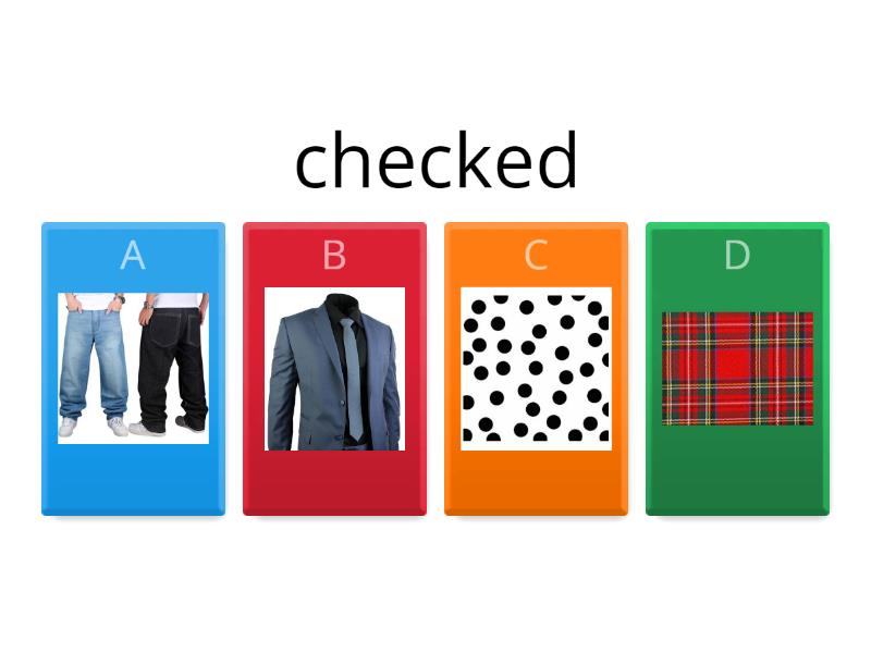 Go Getter (4) 1.1_Describing clothes - Quiz