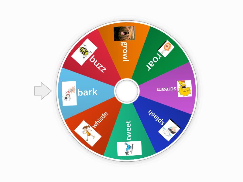 Topic 2: Sound verbs - Spin the wheel