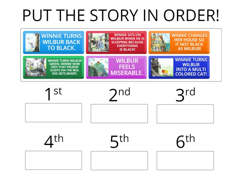 Story order: WINNIE THE WITCH - Rank order