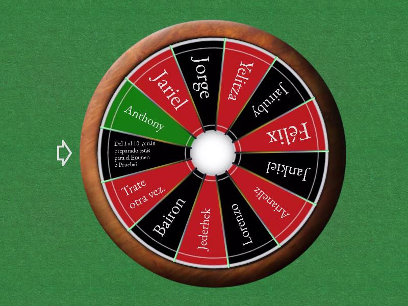 Ruleta del Conocimiento RAE - Random wheel