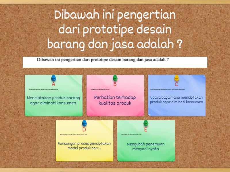 Prototipe Desain Kemasan Produk Barang Dan Jasa - Quiz