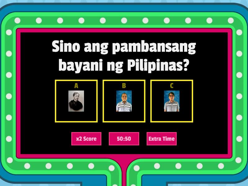 ARAL PAN SAMPLE - Gameshow quiz