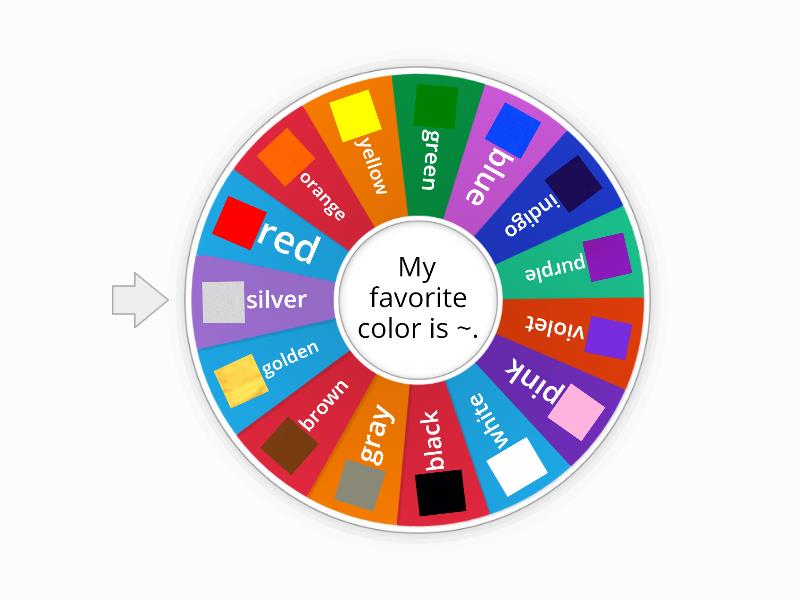 What's your favorite color? - Spin the wheel