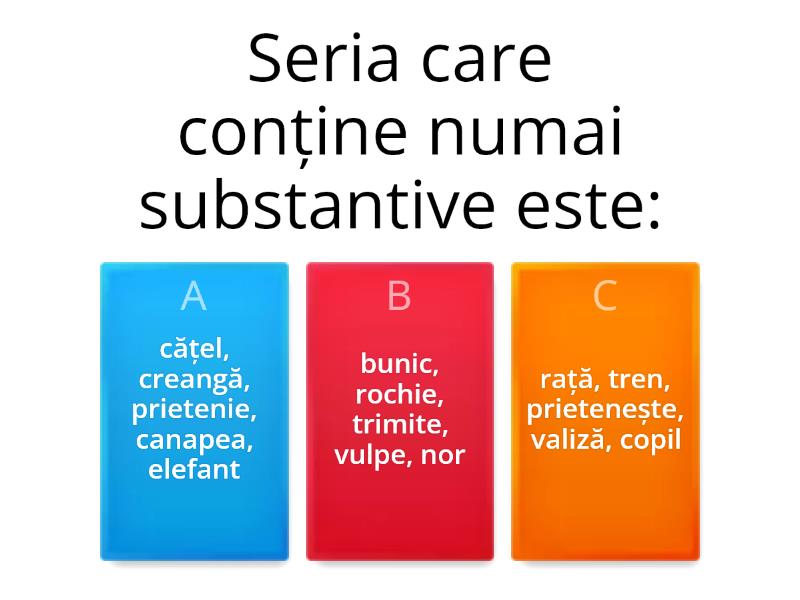 substantivul clasa 5