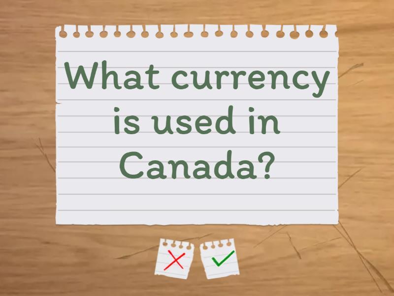 Canada questions flash cards