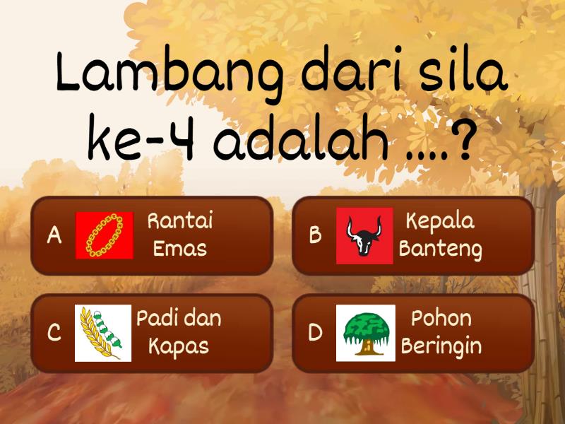 LAMBANG DAN MAKNA SILA PANCASILA - Quiz