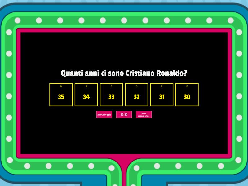 UN TELEQUIZ SPORTIVE ON WORDWALL.NET - Gameshow Quiz