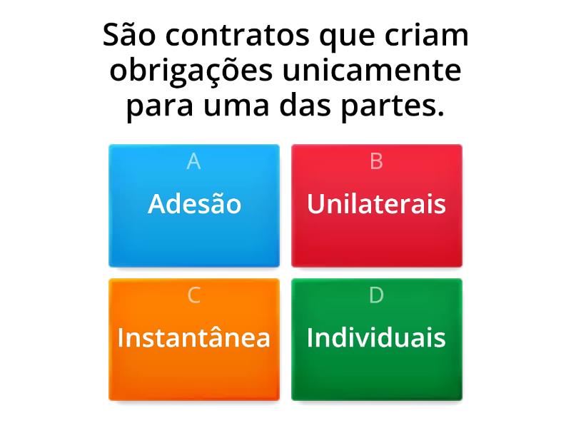 Dos Contratos Em Geral - Direito Civil - Quiz