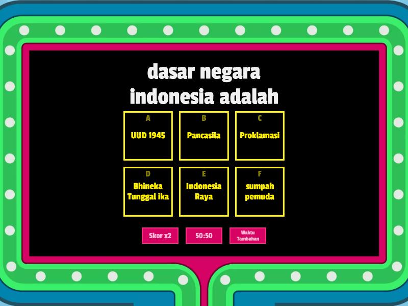 Pancasila - Gameshow Quiz