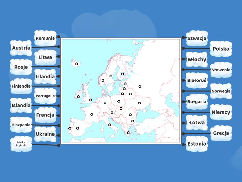 Mapa Polityczna Europy Labelled Diagram