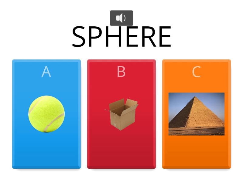 3D SHAPES LISTEN AND MATCH - Quiz