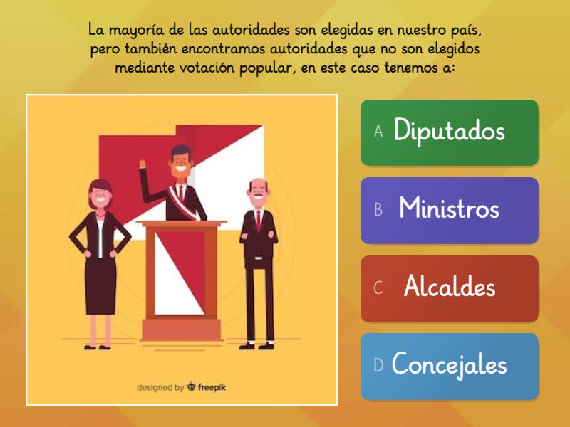 Cuestionario Poderes del Estado - Quiz