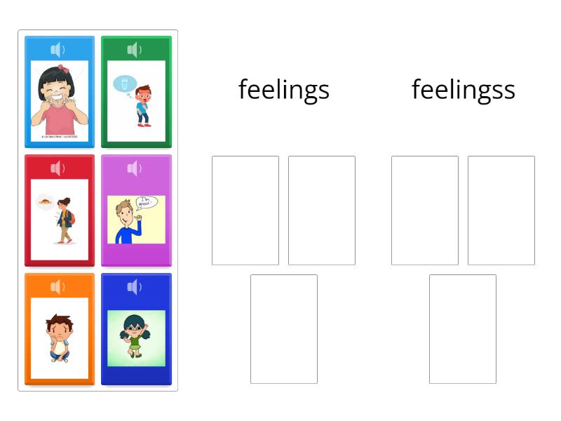 feelings - Group sort