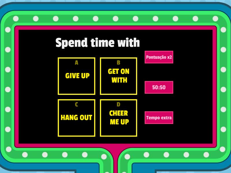 F8 - Phrasal Verbs - Gameshow quiz