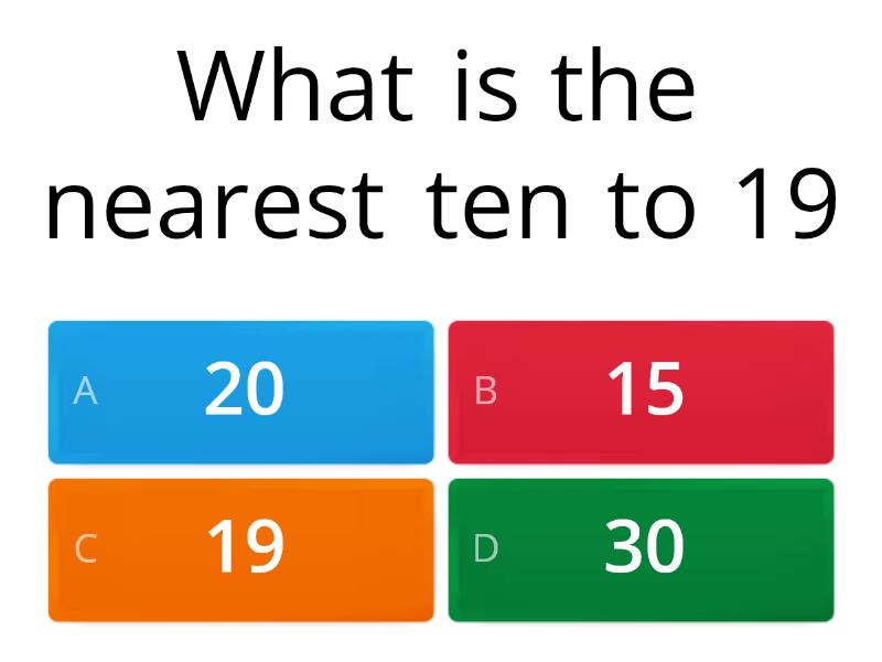 ROUNDING NUMBERS TO THE NEAREST 10 (TEN) - Quiz