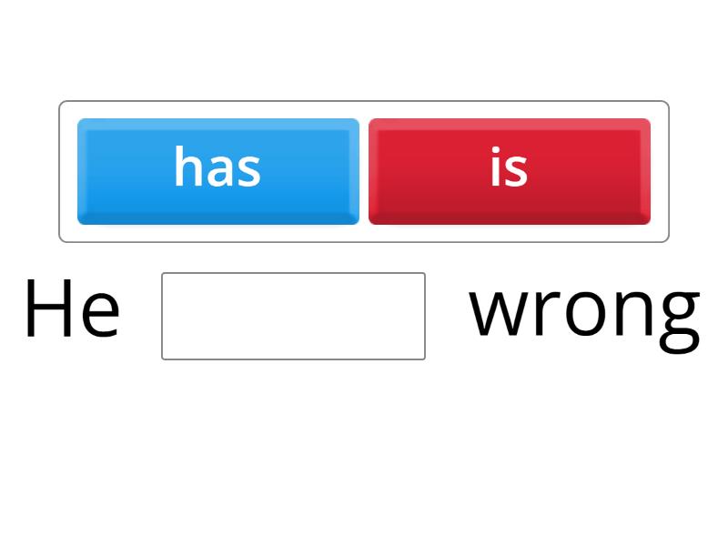 Verb to be 1 - Complete the sentence