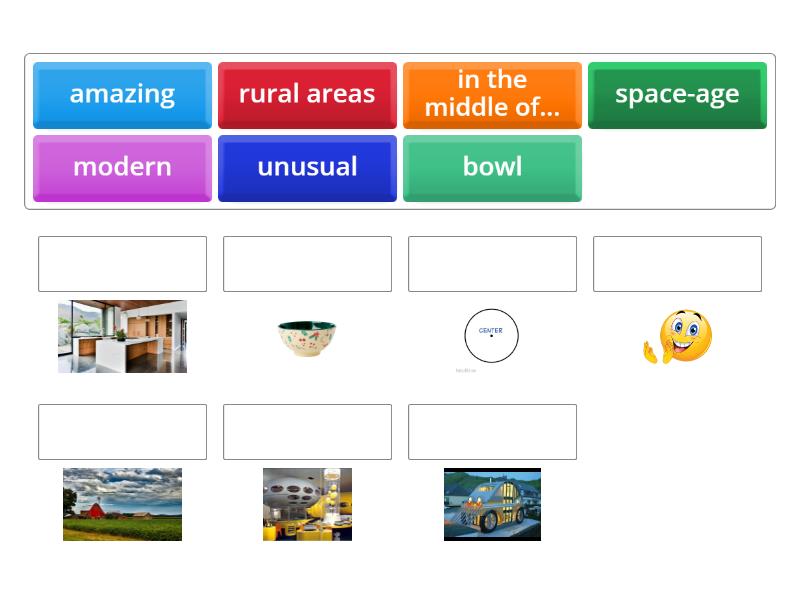 Pre-teach U1 Words For Reading - Match Up