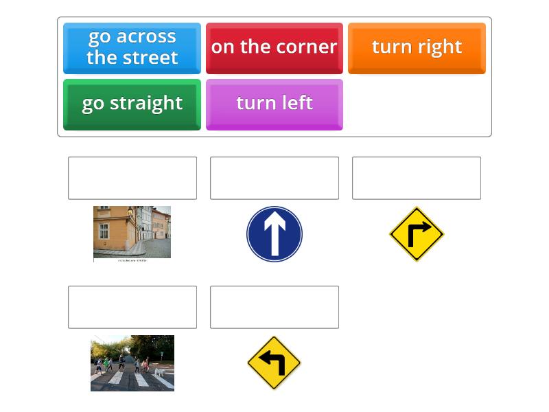 Direction words - Match up